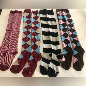 Set of (4) Dimore Thigh High Socks